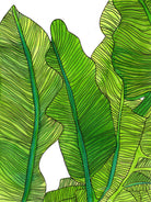 Jungle Leaves by Jen Bucheli on GIANT ART - floral leaves