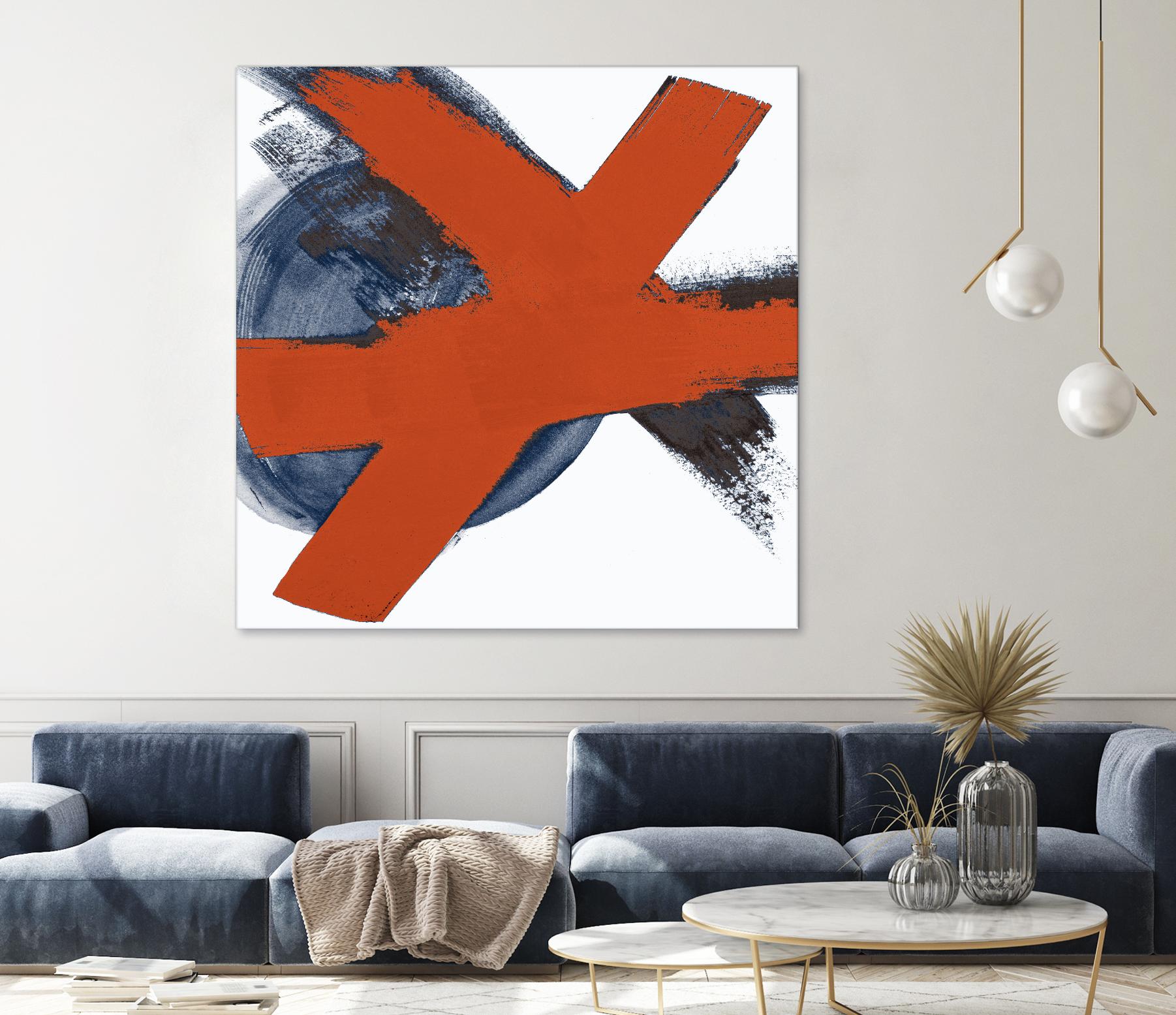 Red Moon Abstract I by Patricia Pinto on GIANT ART - multi abstract
