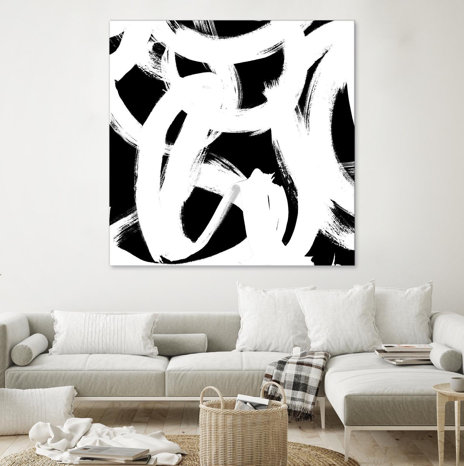 White Trails I by Emily Navas on GIANT ART - abstract 