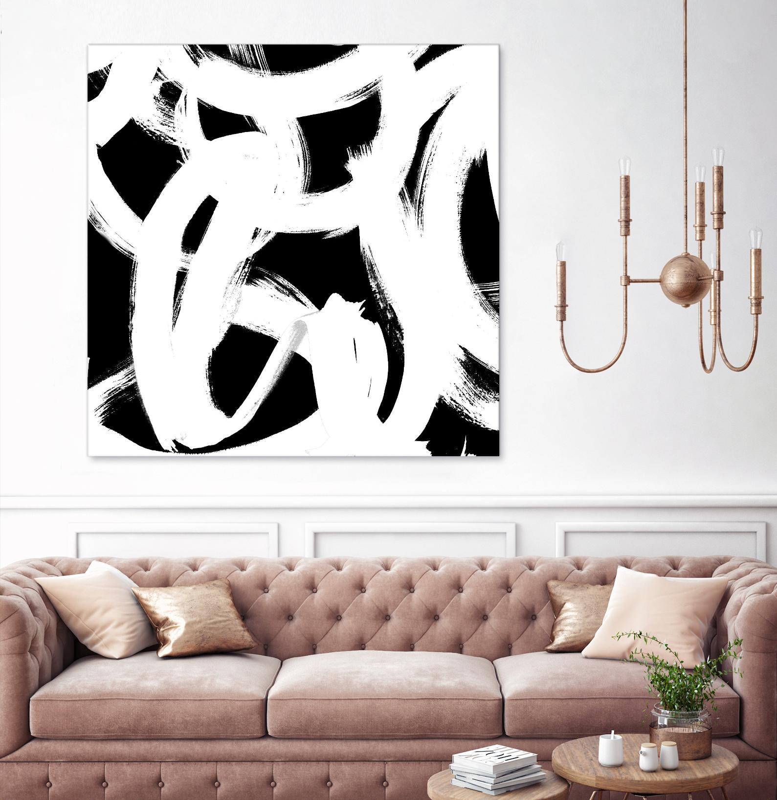 White Trails I by Emily Navas on GIANT ART - abstract 