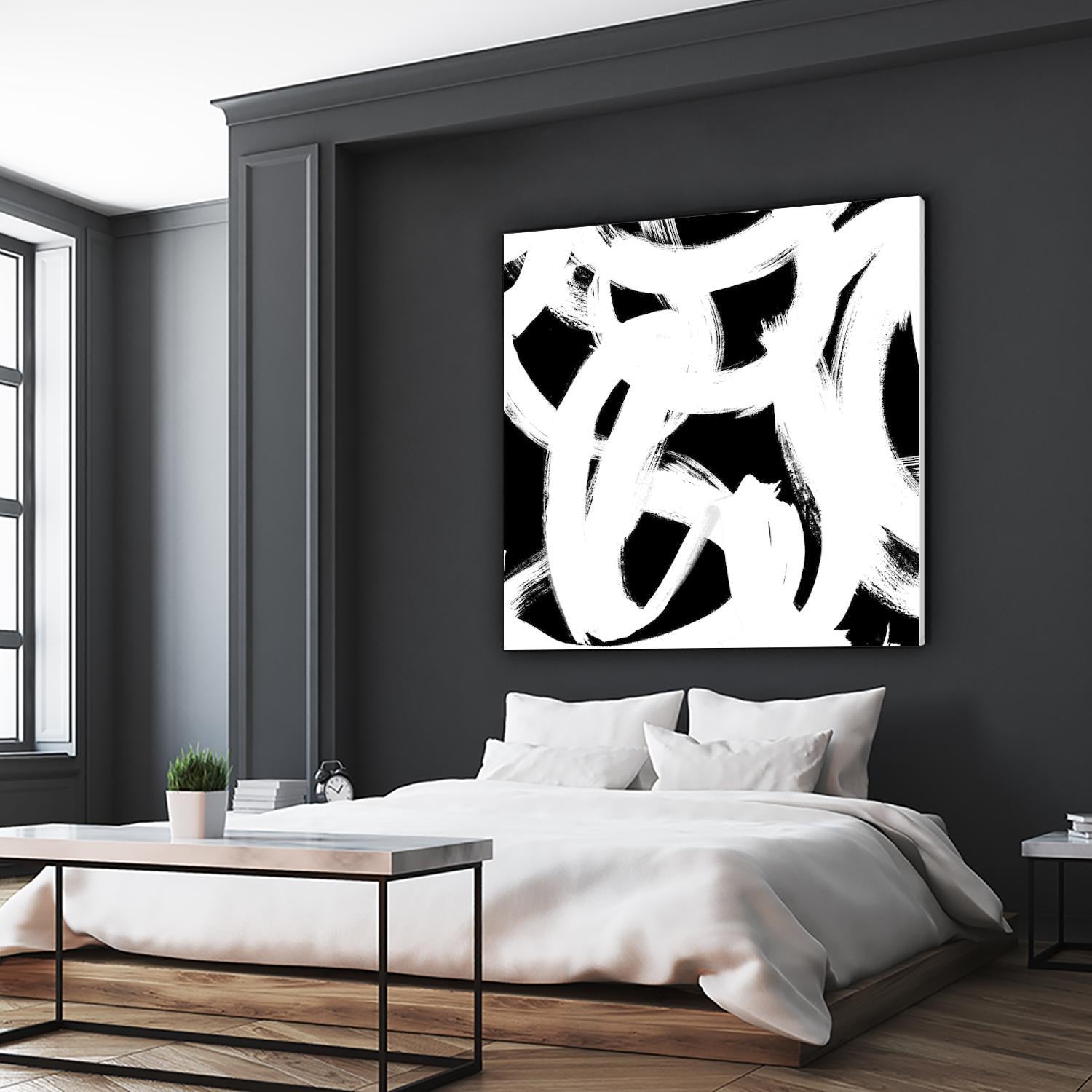 White Trails I by Emily Navas on GIANT ART - abstract 