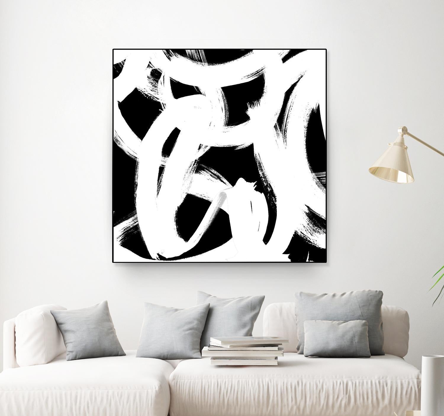 White Trails I by Emily Navas on GIANT ART - abstract 