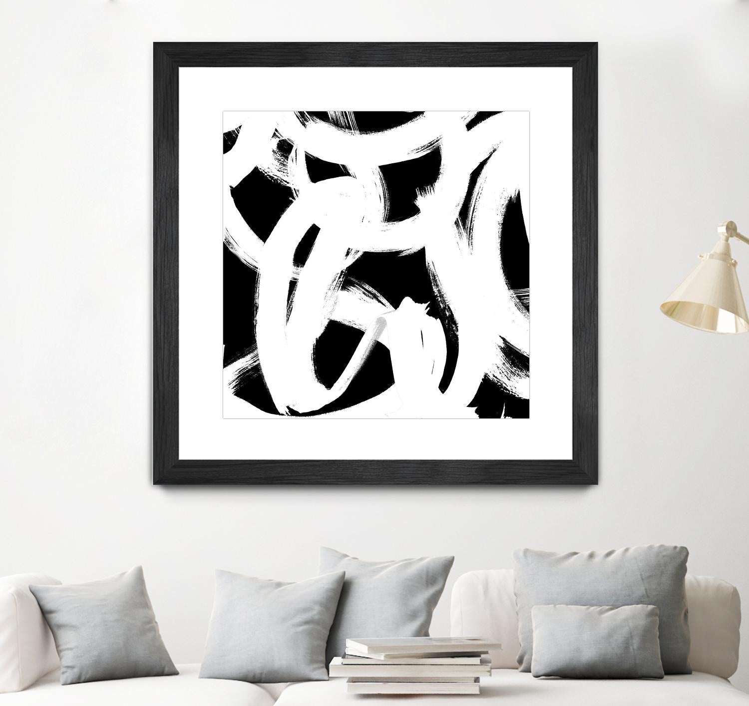 White Trails I by Emily Navas on GIANT ART - abstract 