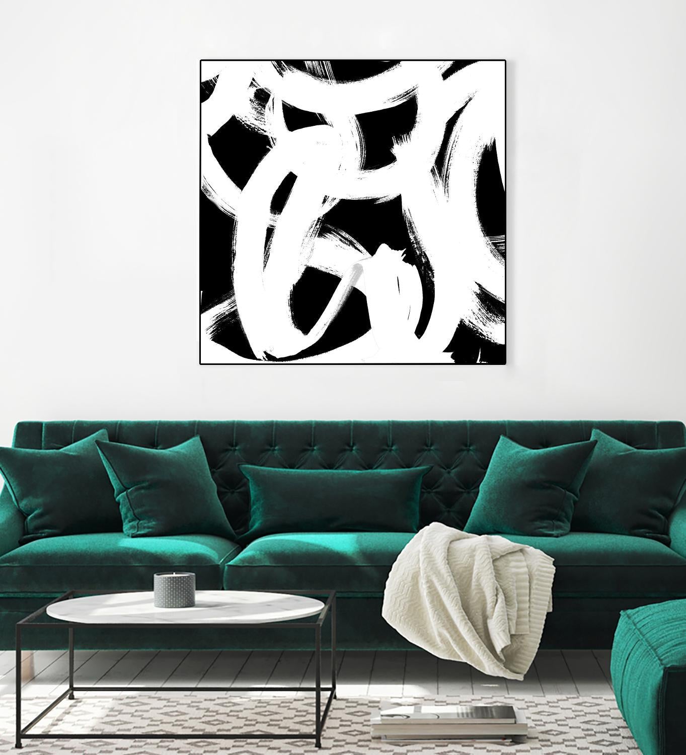 White Trails I by Emily Navas on GIANT ART - abstract 