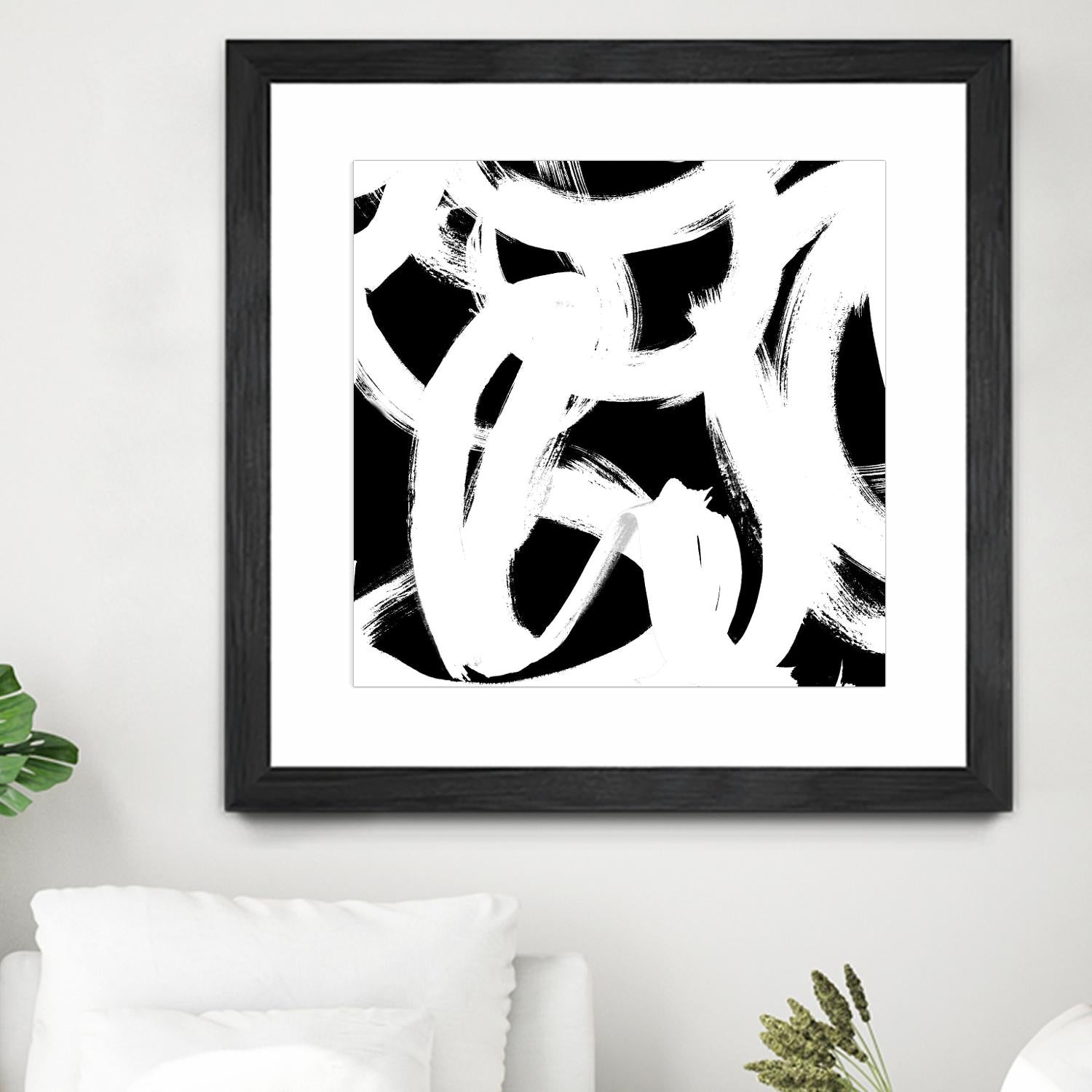 White Trails I by Emily Navas on GIANT ART - abstract 