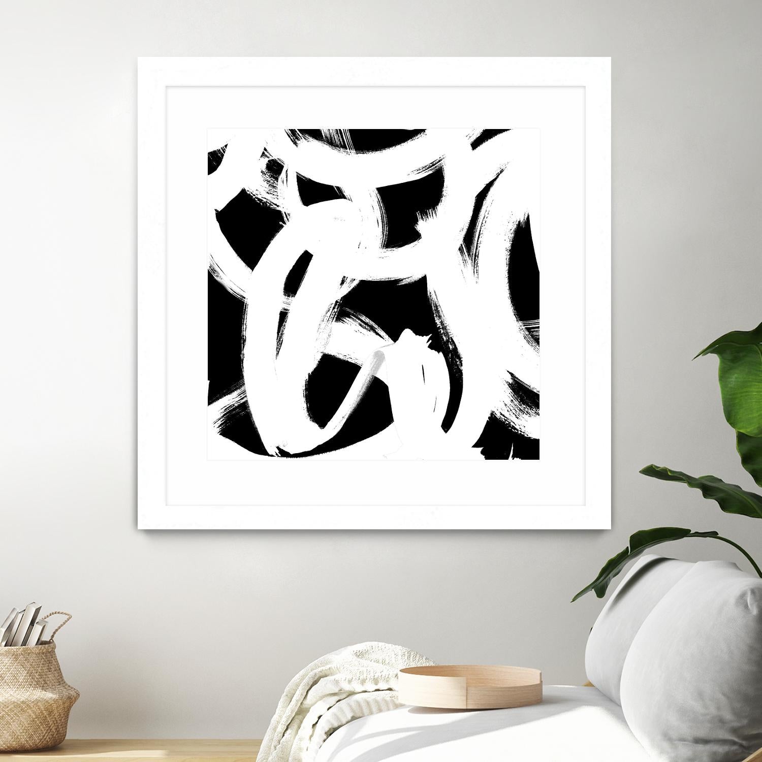 White Trails I by Emily Navas on GIANT ART - abstract 