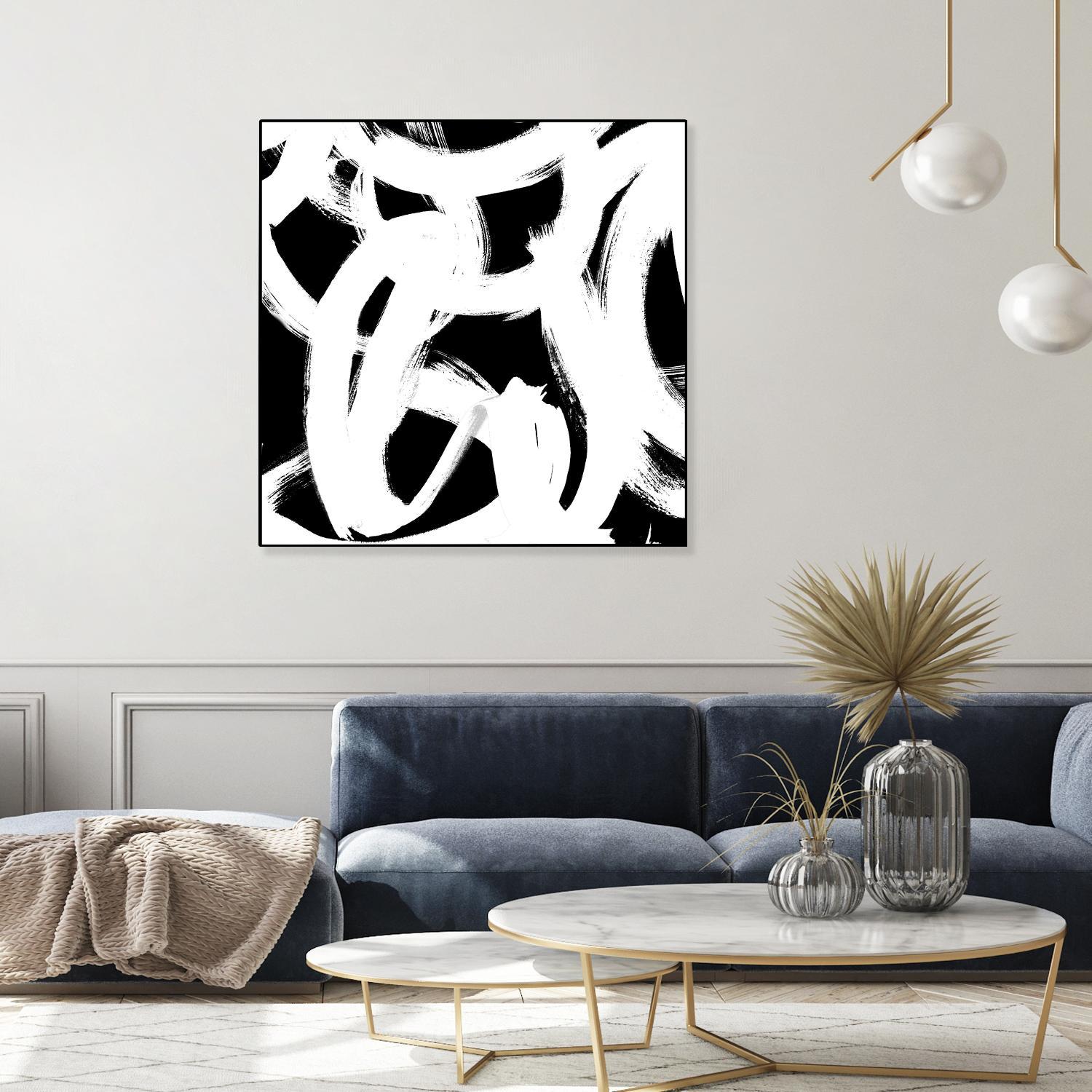 White Trails I by Emily Navas on GIANT ART - abstract 
