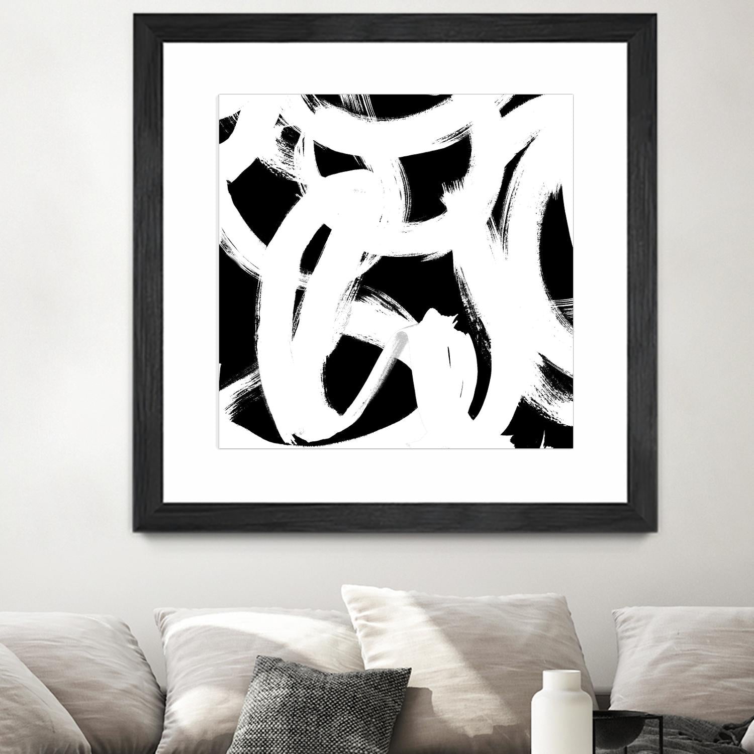 White Trails I by Emily Navas on GIANT ART - abstract 