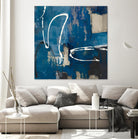 Indigo Retro by Lanie Loreth on GIANT ART - indigo abstract