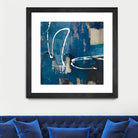 Indigo Retro by Lanie Loreth on GIANT ART - indigo abstract