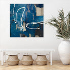 Indigo Retro by Lanie Loreth on GIANT ART - indigo abstract