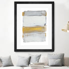 Shades of Golden Gray by Lanie Loreth on GIANT ART - gold abstract