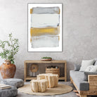 Shades of Golden Gray by Lanie Loreth on GIANT ART - gold abstract