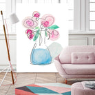 Simple Roses by Nola James on GIANT ART - multi floral