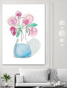 Simple Roses by Nola James on GIANT ART - multi floral