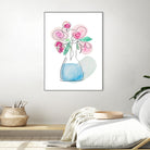 Simple Roses by Nola James on GIANT ART - multi floral