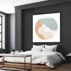 Mid Century Landscape Circle I by Patricia Pinto on GIANT ART - coastal abstract