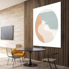Mid Century Landscape Circle I by Patricia Pinto on GIANT ART - coastal abstract