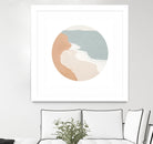 Mid Century Landscape Circle I by Patricia Pinto on GIANT ART - coastal abstract
