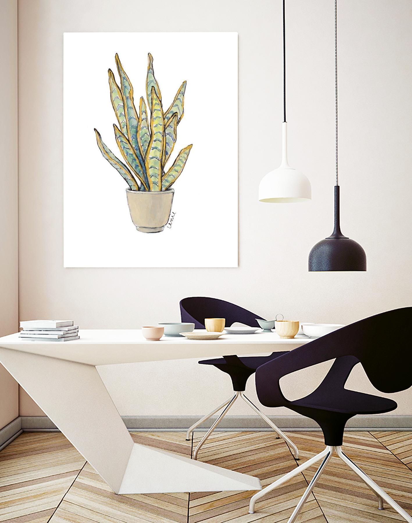 Mother In Law Plant in Pot by Lanie Loreth on GIANT ART - floral southwestern and western