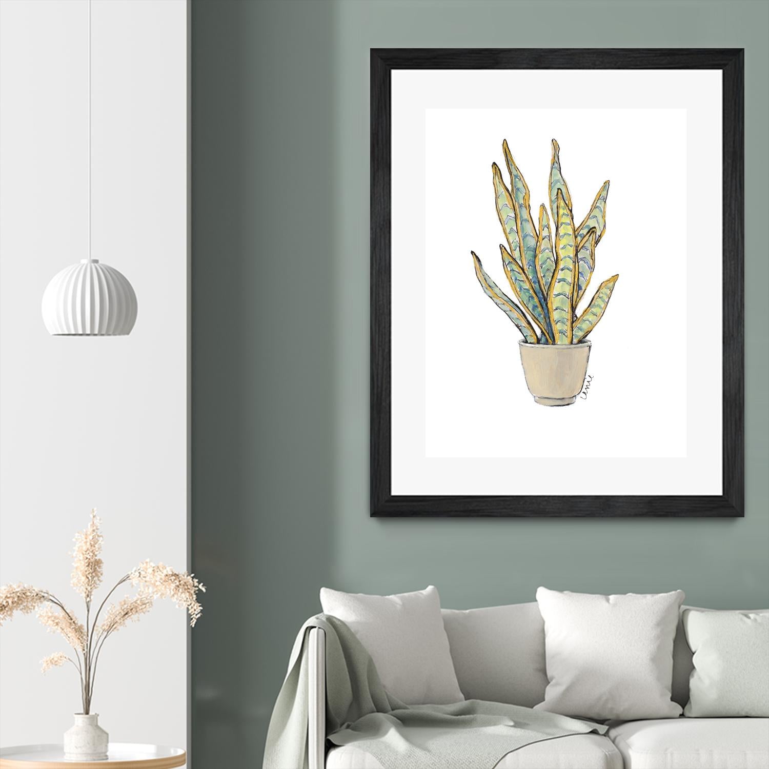Mother In Law Plant in Pot by Lanie Loreth on GIANT ART - floral southwestern and western