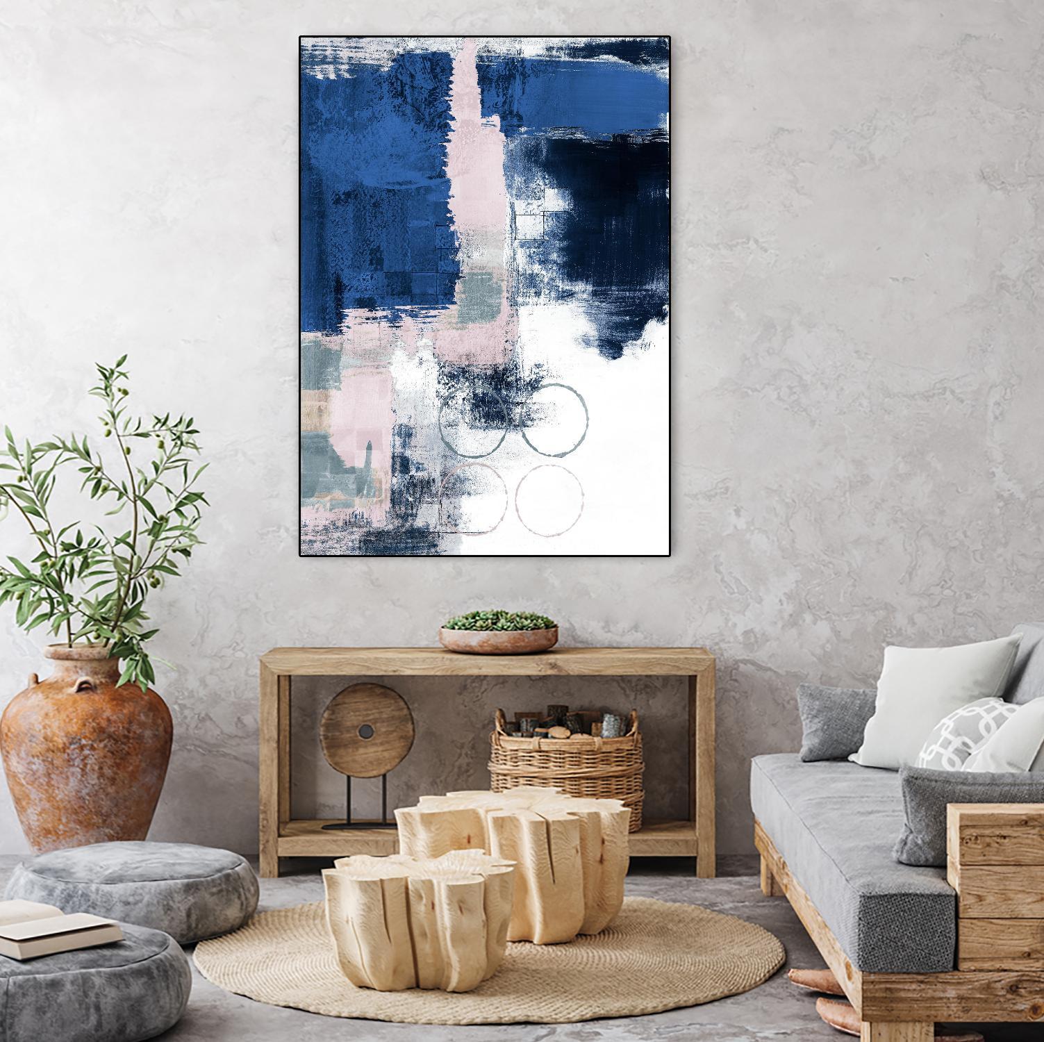 Internal Blues by Lanie Loreth on GIANT ART - abstract 