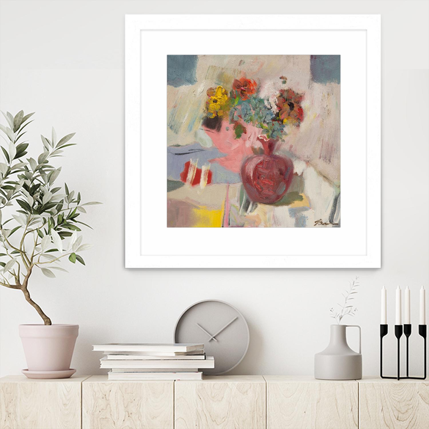Candy Apple by Bradford Brenner on GIANT ART - pink florals