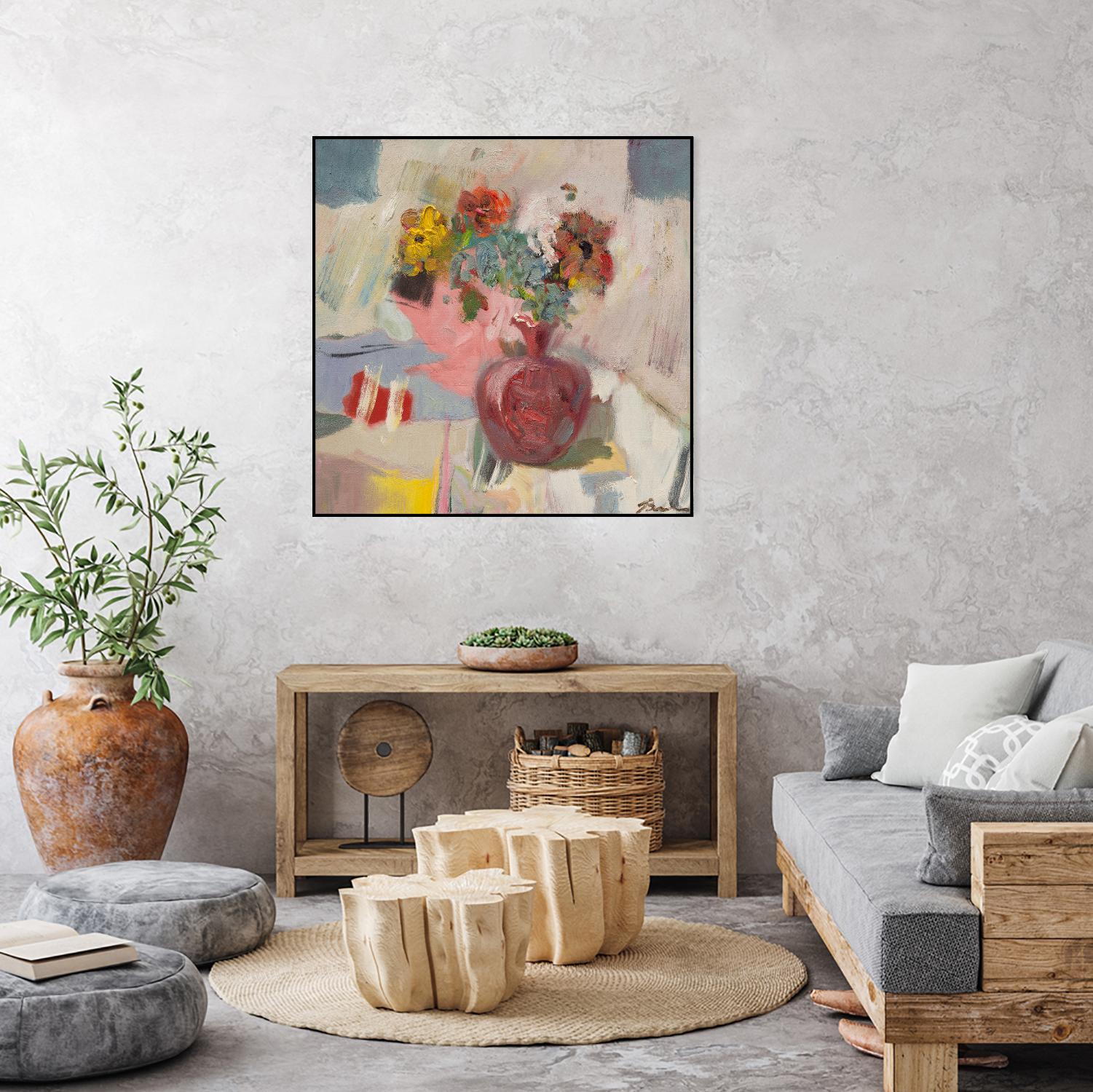Candy Apple by Bradford Brenner on GIANT ART - pink florals