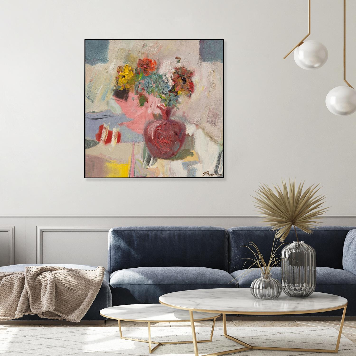 Candy Apple by Bradford Brenner on GIANT ART - pink florals