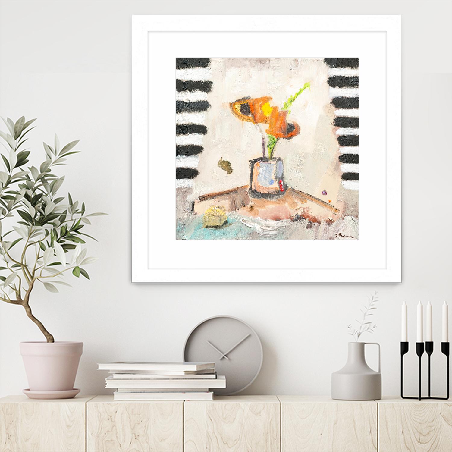 Check Mate by Bradford Brenner on GIANT ART - neutrals floral & still life