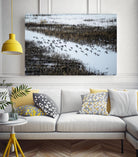 Flock by Nancy Crowell on GIANT ART - blue landscape