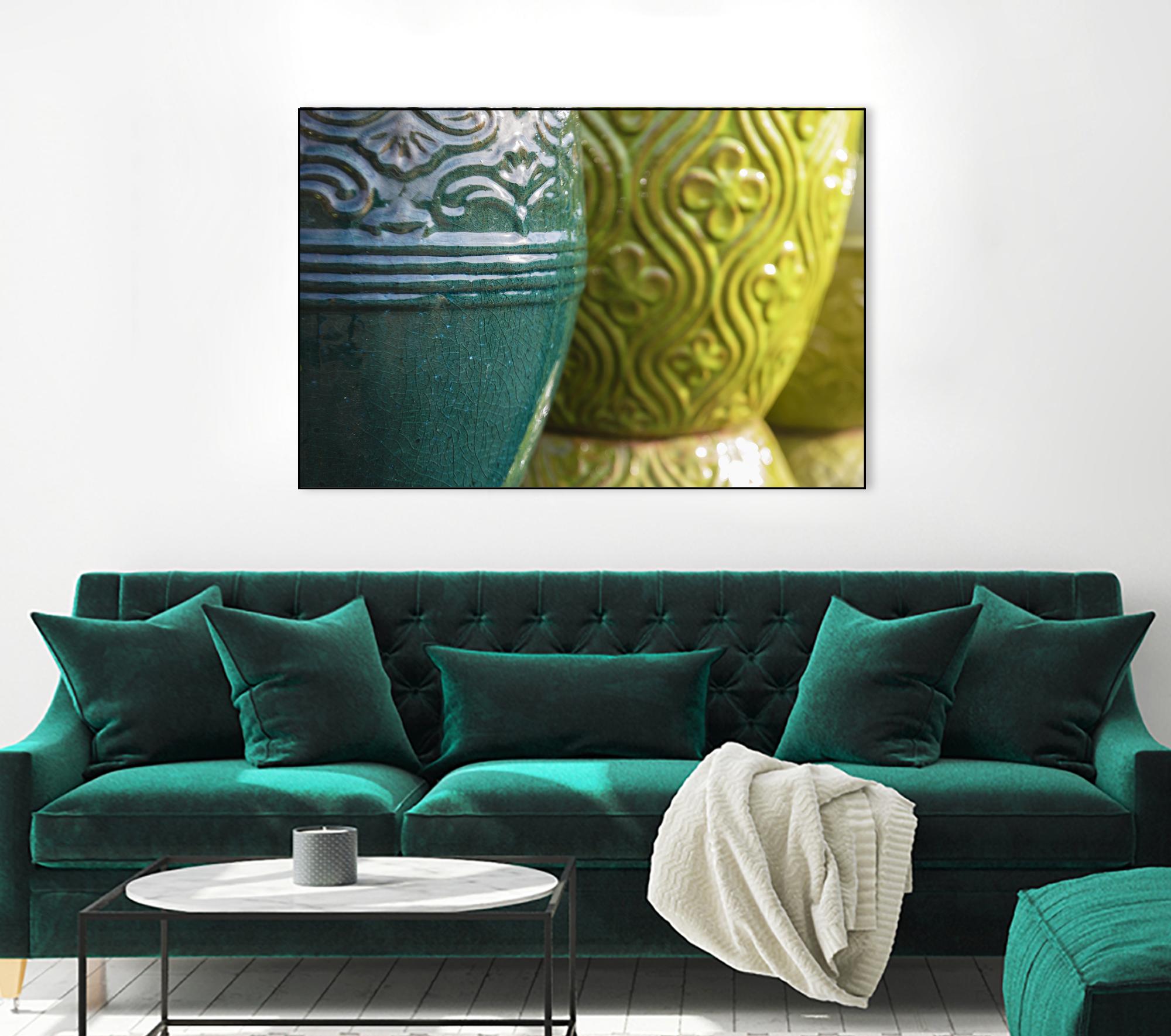 Pottery by Nancy Crowell on GIANT ART - green photo art