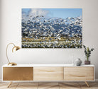 Takeoff by Nancy Crowell on GIANT ART - beige landscape