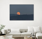 Harvest Moon by Nancy Crowell on GIANT ART - blues scenic