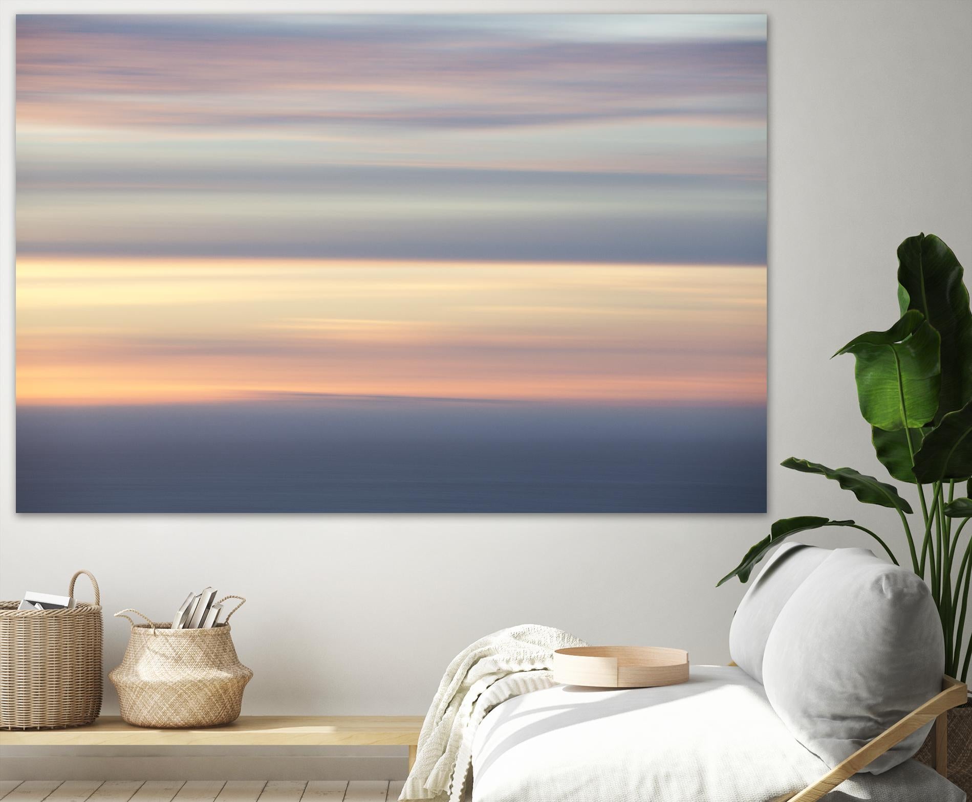 Ocean Kisses Sky by Erle KaCee on GIANT ART - blue photo art