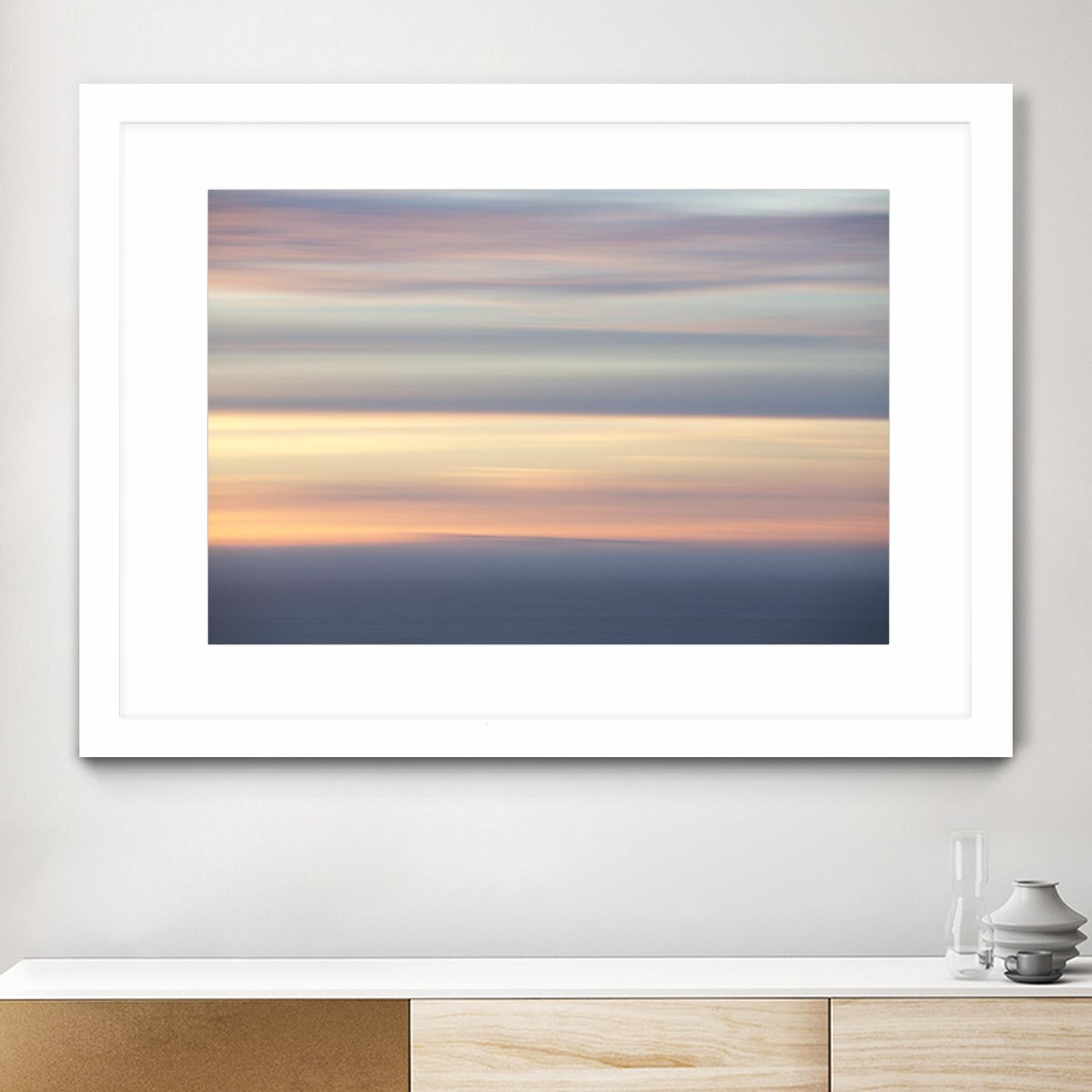Ocean Kisses Sky by Erle KaCee on GIANT ART - blue photo art