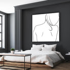 Femme II by Patti Mann on GIANT ART - whites & creams, blacks figurative
