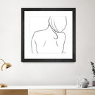Femme II by Patti Mann on GIANT ART - whites & creams, blacks figurative