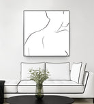 Femme III by Patti Mann on GIANT ART - whites & creams, blacks figurative