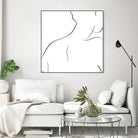 Femme III by Patti Mann on GIANT ART - whites & creams, blacks figurative