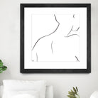 Femme III by Patti Mann on GIANT ART - whites & creams, blacks figurative