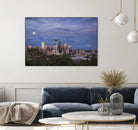 Skyview by Aaron Matheson on GIANT ART - green city scene