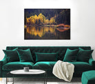 Mirror Visions by Aaron Matheson on GIANT ART - orange landscape