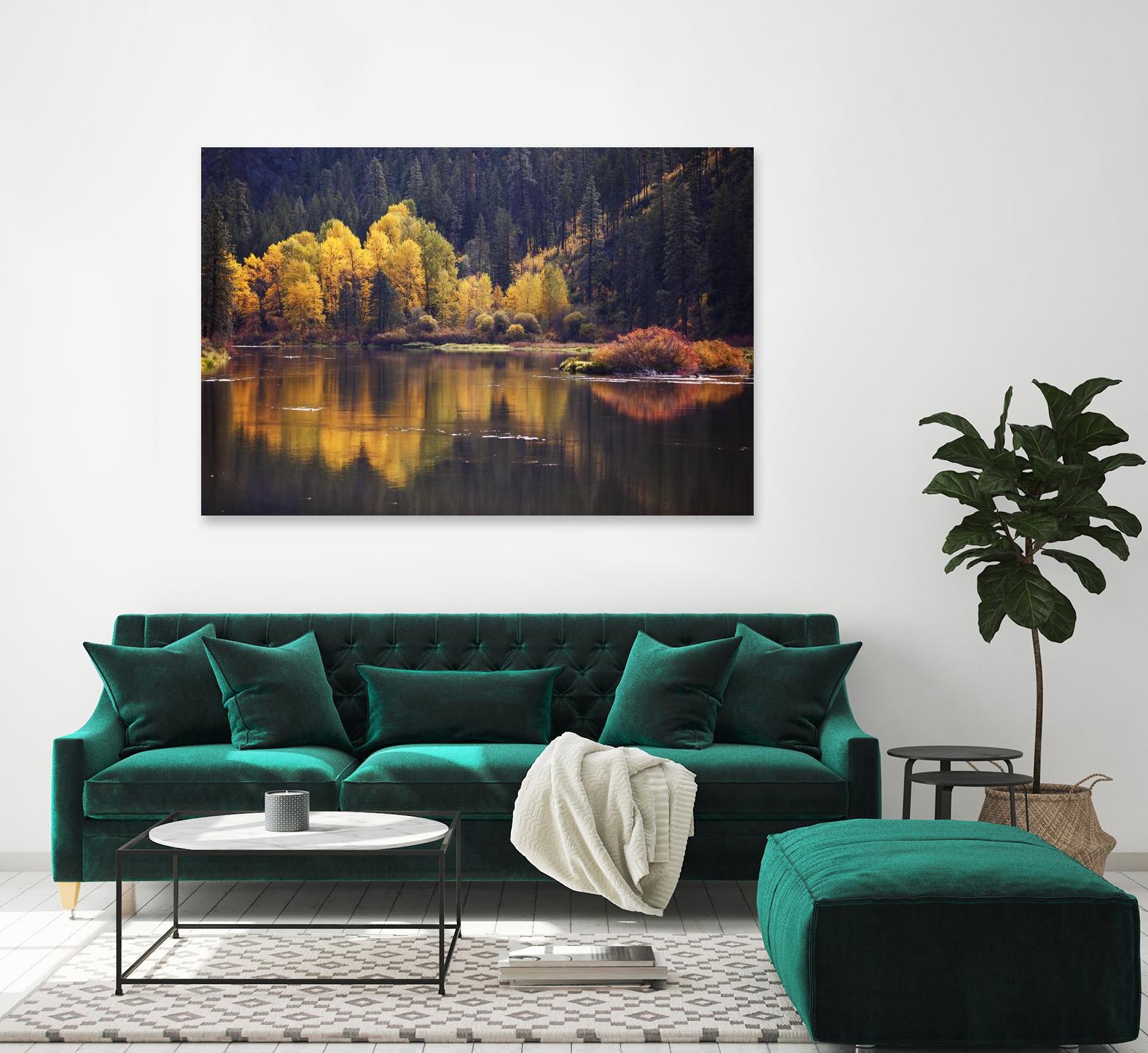 Mirror Visions by Aaron Matheson on GIANT ART - orange landscape