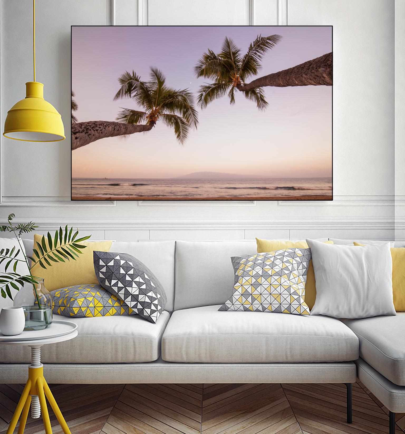 Beauty Times Two by Aaron Matheson on GIANT ART - purple tropical