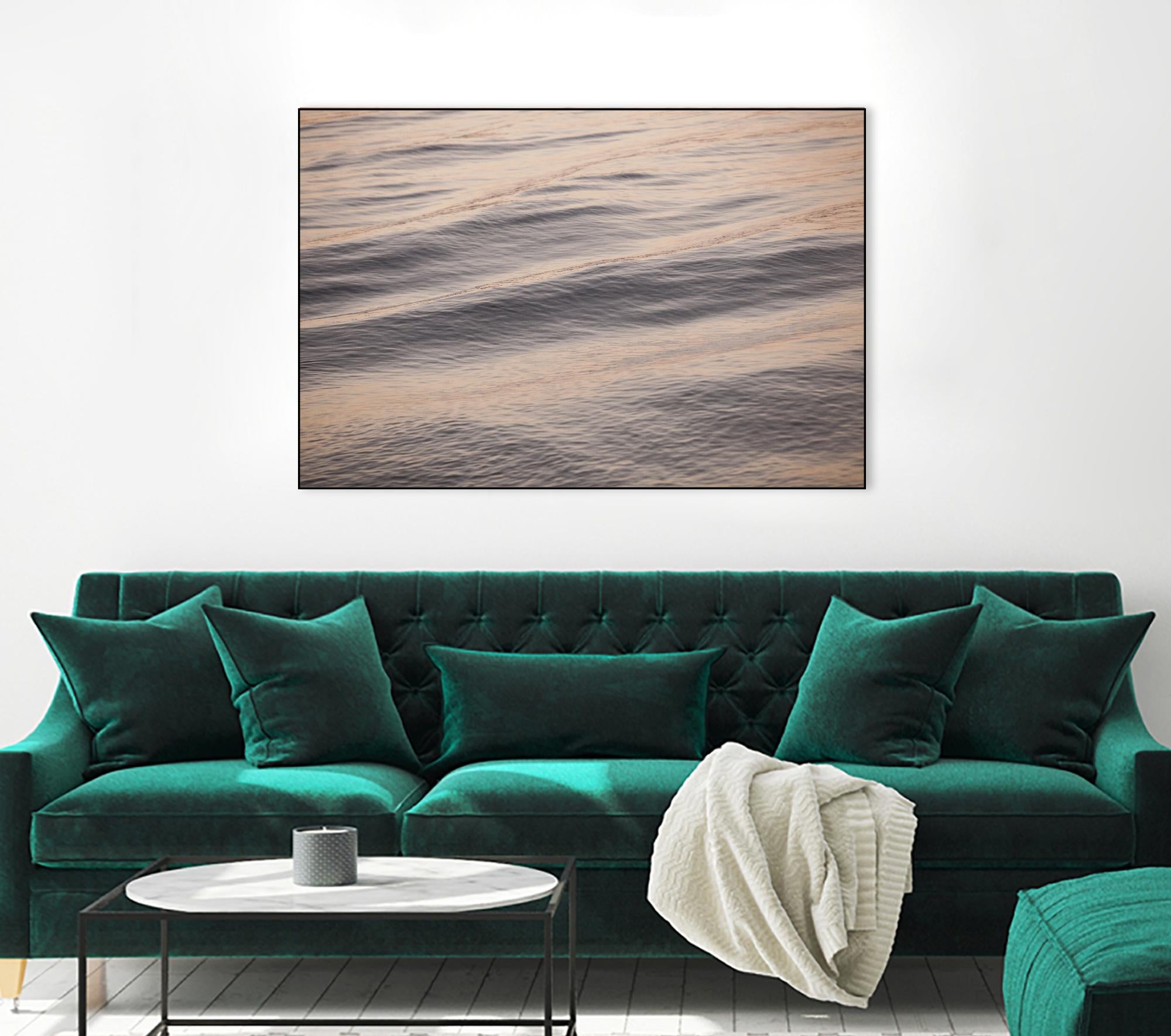 Peach Peaking by Aaron Matheson on GIANT ART - blue sea scene