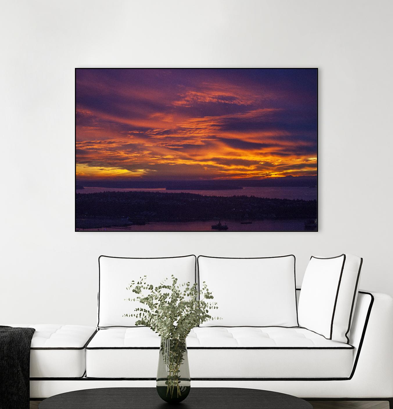 Ameythest Views by Aaron Matheson on GIANT ART - orange landscape