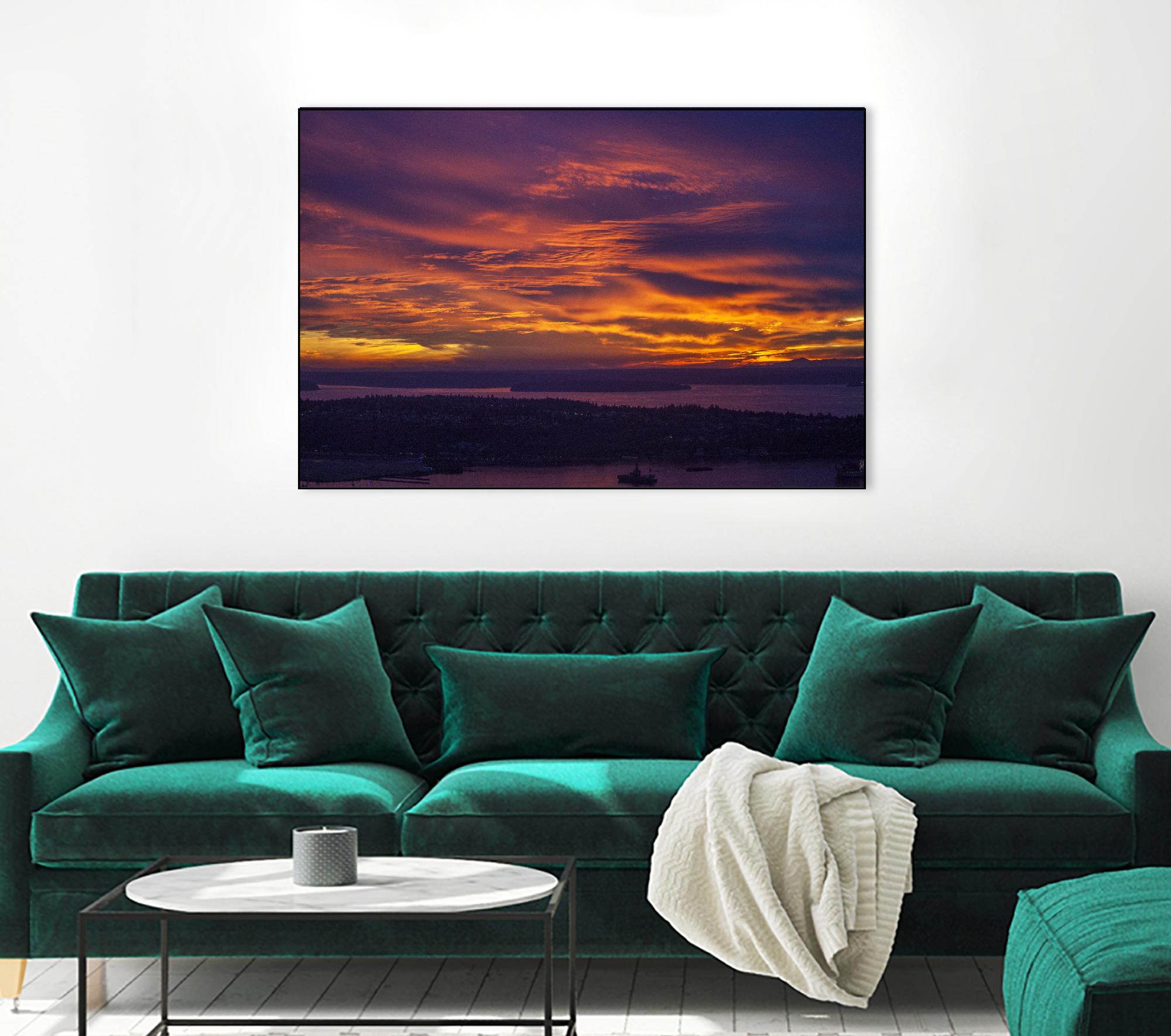Ameythest Views by Aaron Matheson on GIANT ART - orange landscape