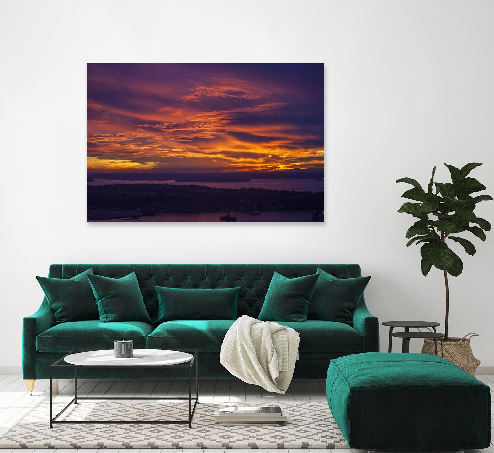 Ameythest Views by Aaron Matheson on GIANT ART - orange landscape