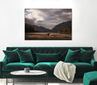 Lake Views by Aaron Matheson on GIANT ART - grey landscape